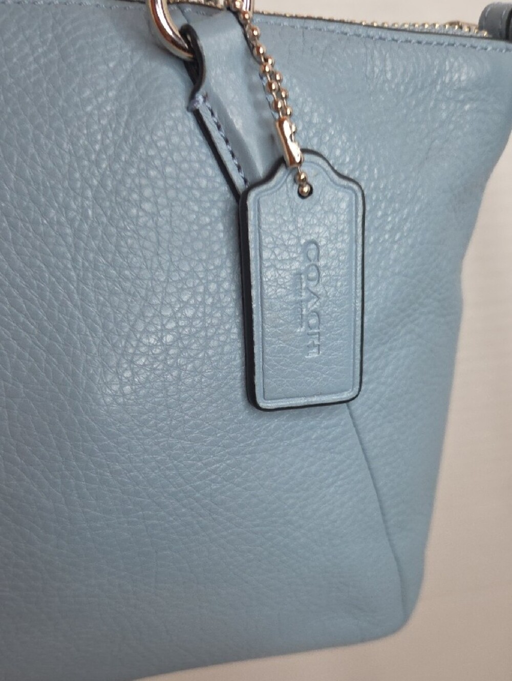 Coach Small Kelsey Satchel In Light Blue -F57563 - Picture 3 of 13
